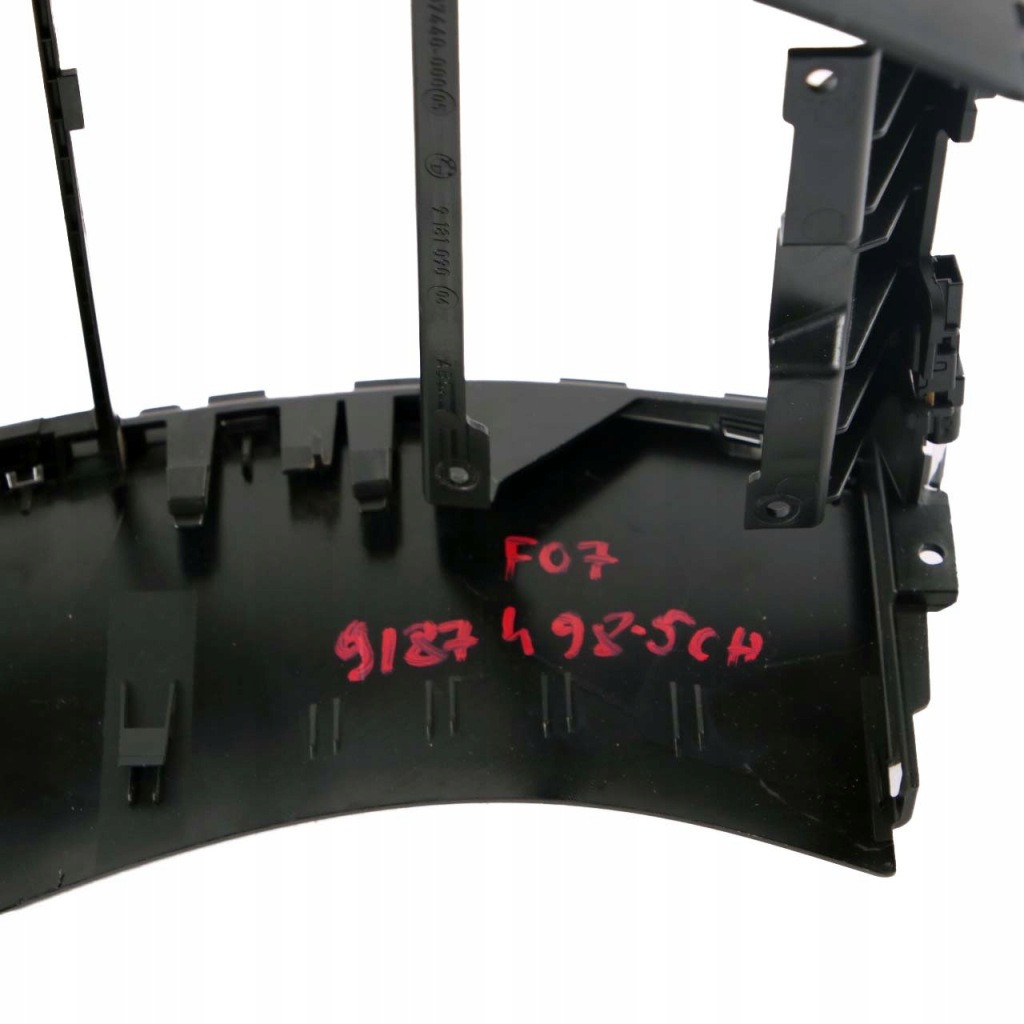 Bmw f07 gt защита рамка задний консоли центральной czarna хром 9187498 Оригинал