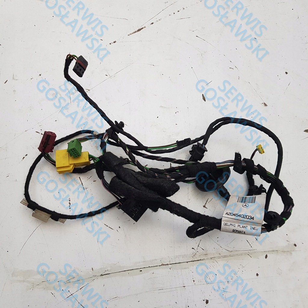 фото №1, Mercedes c klasa w204 жгут электропроводка дверь