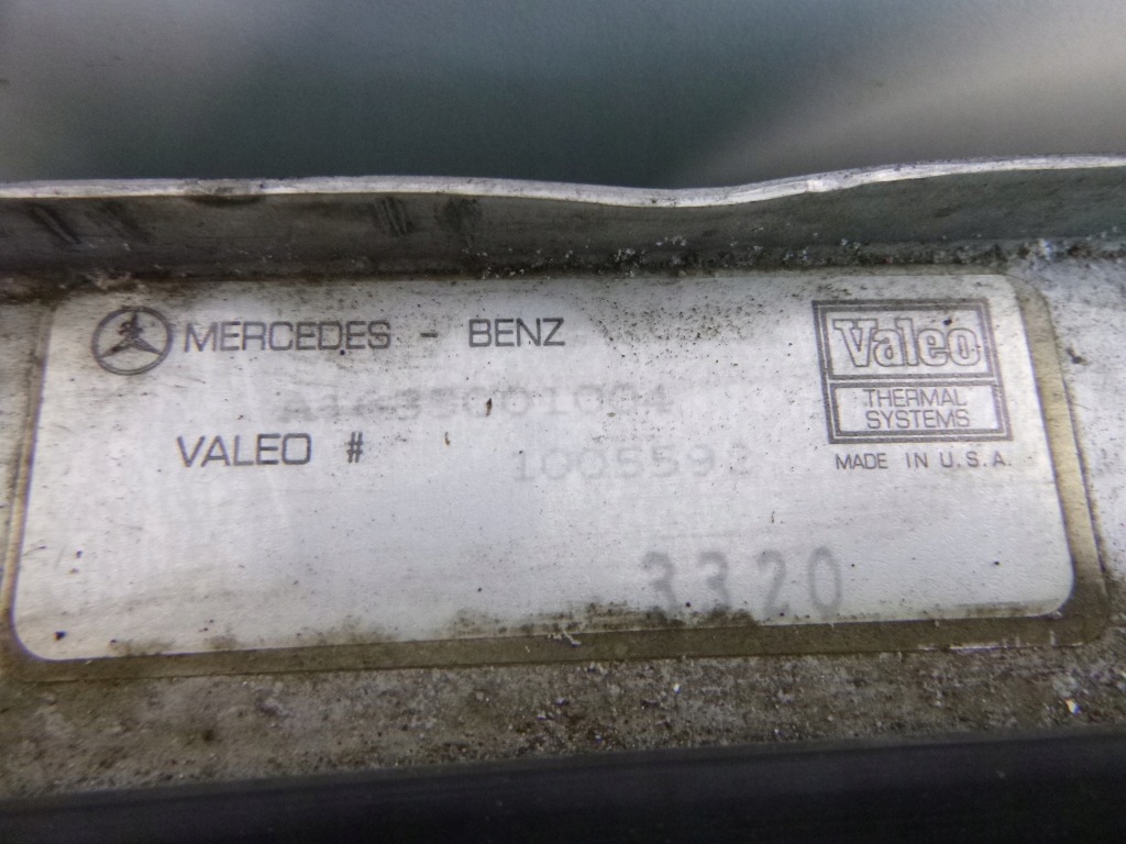 Радиатор воды mercedes w163 ml 2.7cdi Киев