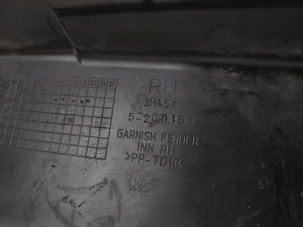 фото №9, Mitsubishi outlander ii накладка защита крыла правый перед 5220d480