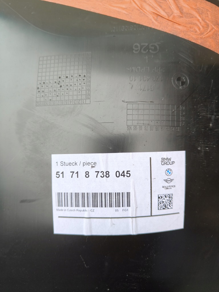 фото №9, Bmw 4 g26 gran coupe i4 підкрилок передні nowe оригінальні