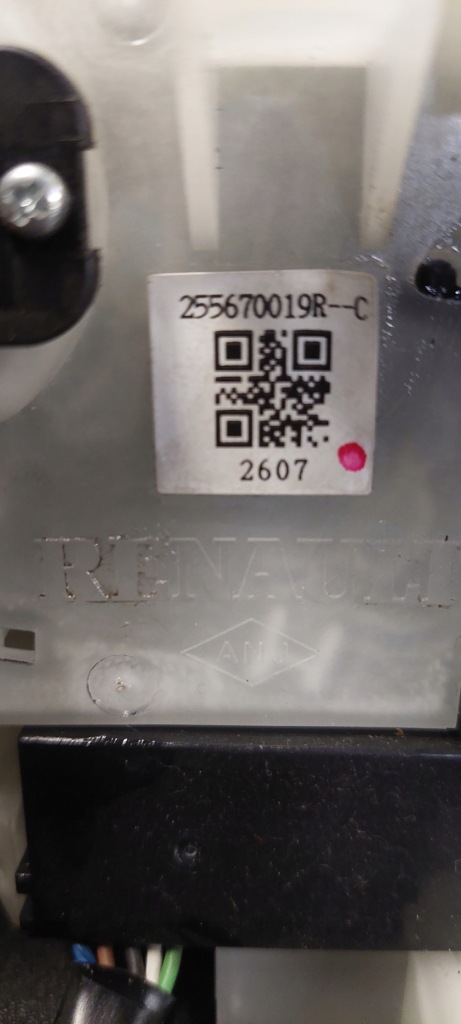 фото №3, Переключатель kombajn комбинированный лента renault megane scenic iii 255670019r