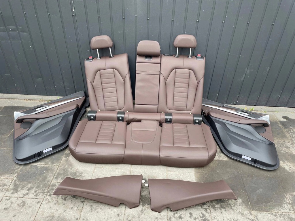 фото №9, Сиденья обивка bmw ix3 g08 кожа vernasca mokka подогрев перед задняя