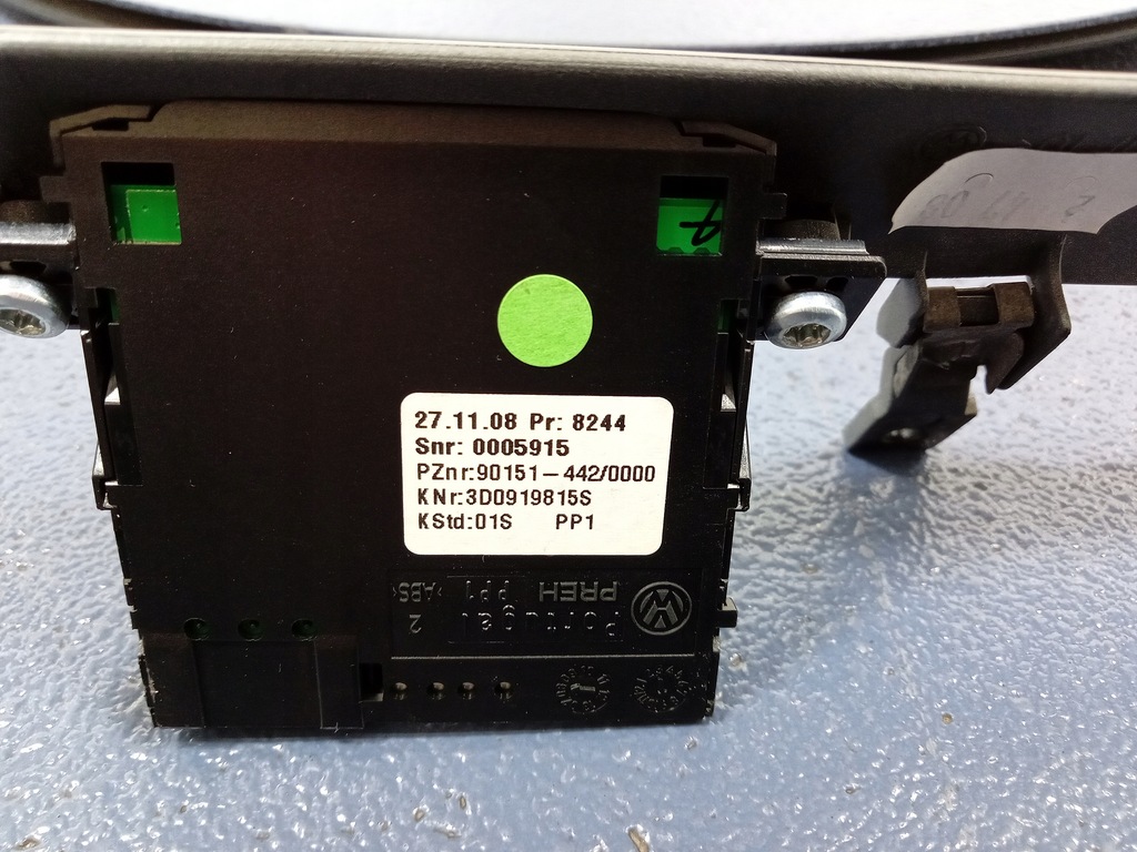 фото №7, Vw phaeton перемикач підсилювач обдув 3d0919815s