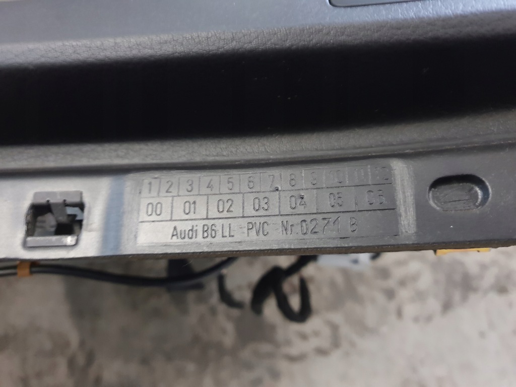 фото №10, Audi a4 b6 приборная панель приборная панель консоль air bag soul