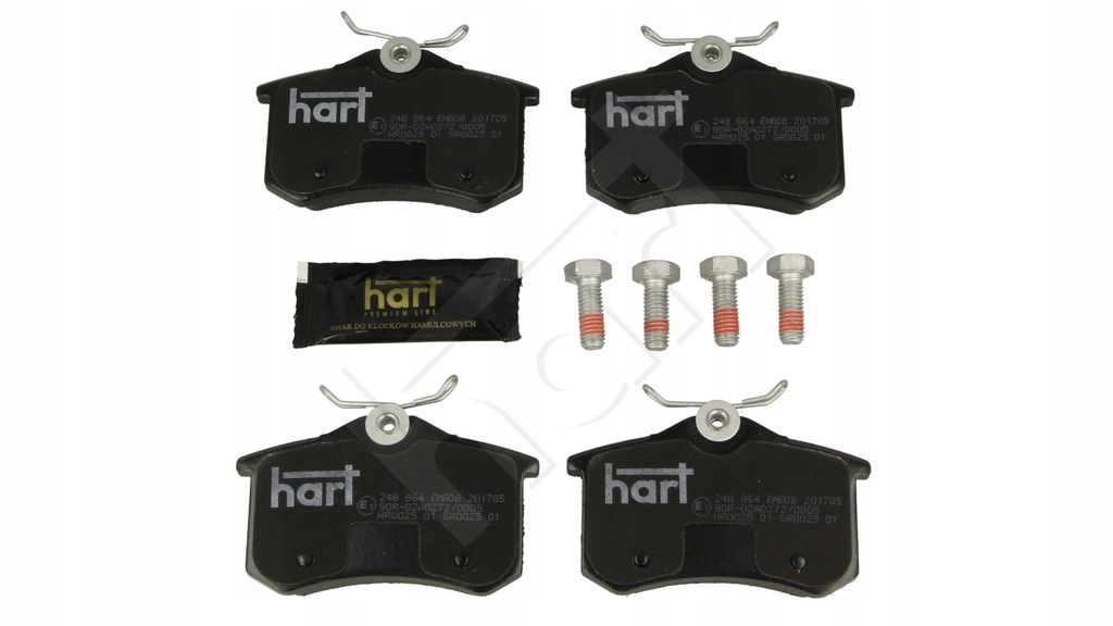 фото №1, Гальмівні колодки гальмівні hart 248 864