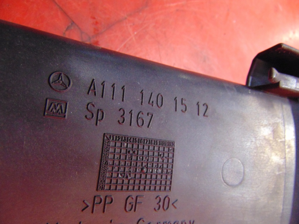 фото №3, Mercedes slk i r170 170 w170 96- 2.0 b шланг труба воздухозаборник воздуха