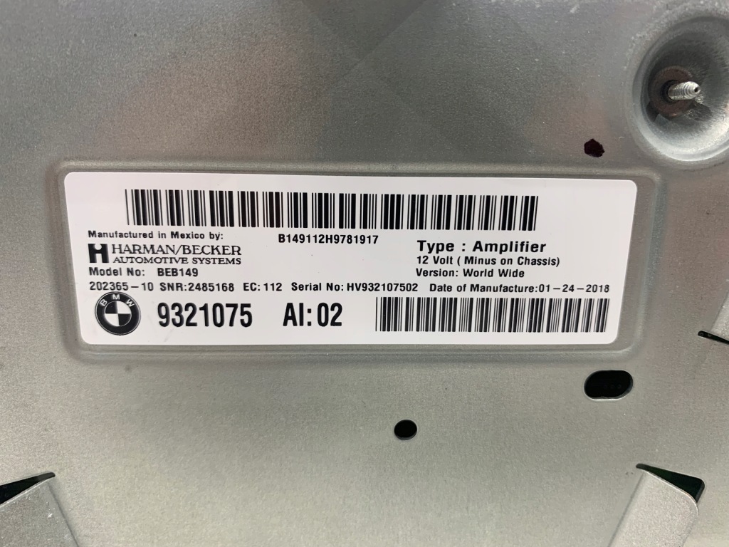 фото №4, Bmw x5 f15 f16 підсилювач аудіо hifi 9321075