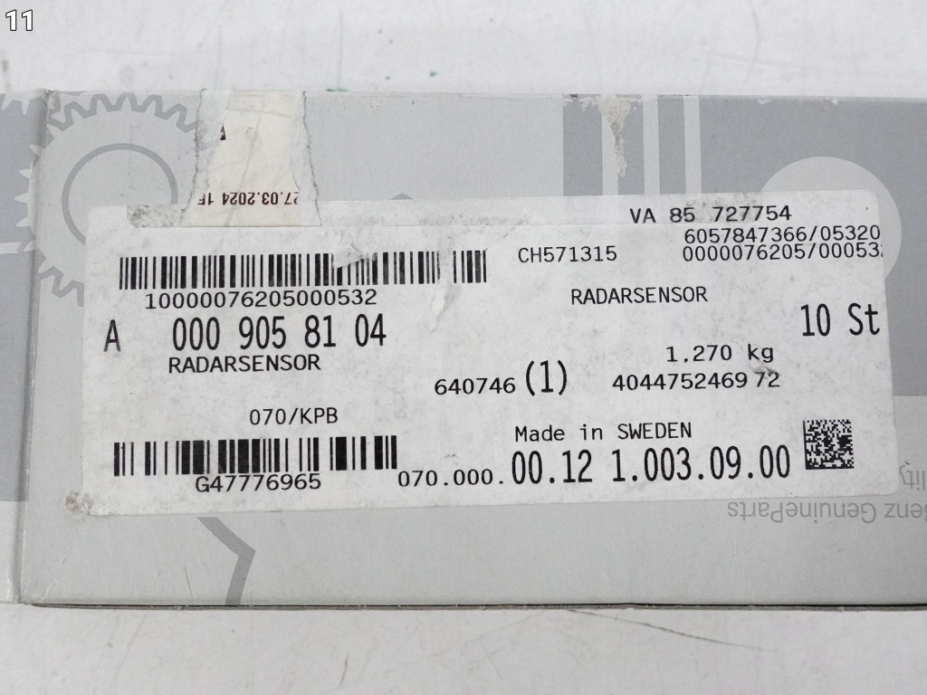 фото №12, Mercedes c-klasa w205 glc x253 gle w292 w166 gls x166 датчик радар датчик