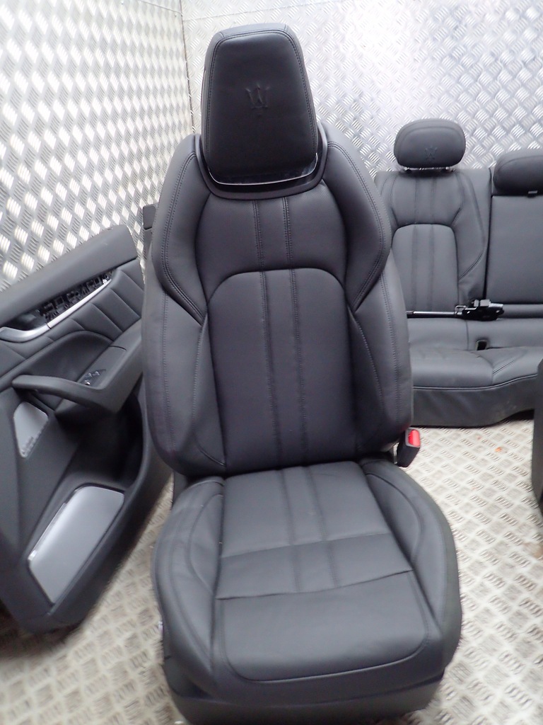 фото №11, Maserati levante сидіння оббивка шкіра обшивки тунель підігрів вентильовані n16