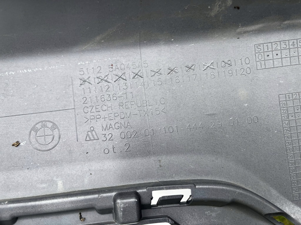 фото №14, Bmw x1 u11 2022 - диффузор бампера tlynego задняя 5a045a5 org