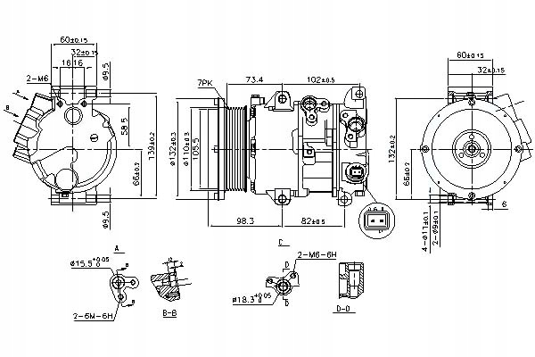 фото №1, Nissens компрессор кондиционера toyota camry rav 4