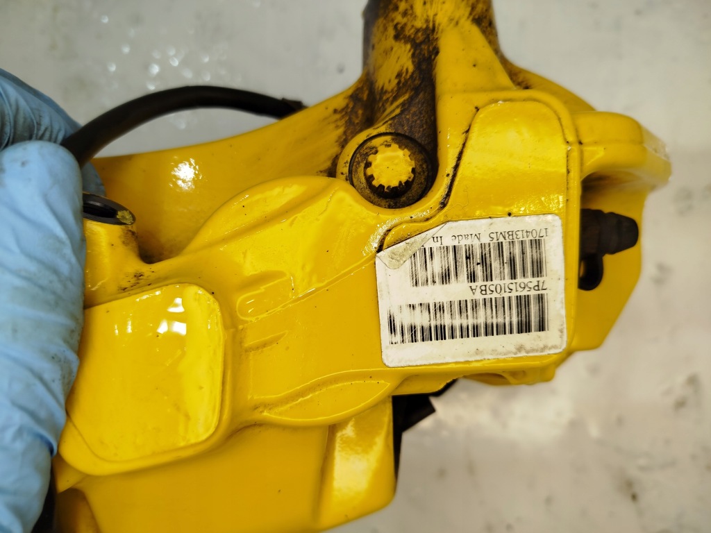 Суппорты тормозные porsche cayenne 7p turbo s ceramika 420mm комплект ! с Разборки