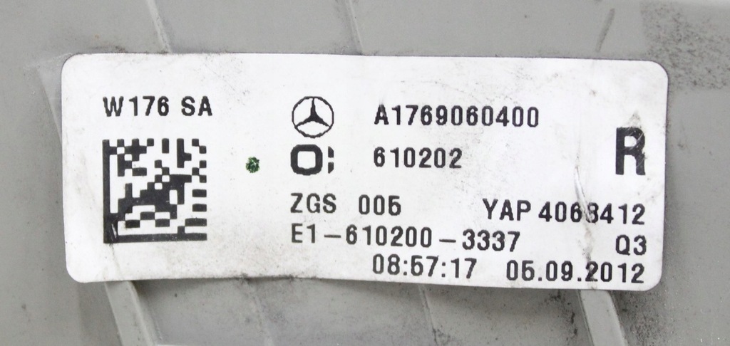 фото №12, Mercedes a klasa w176 лампа права задня задня led org eu a1769060400