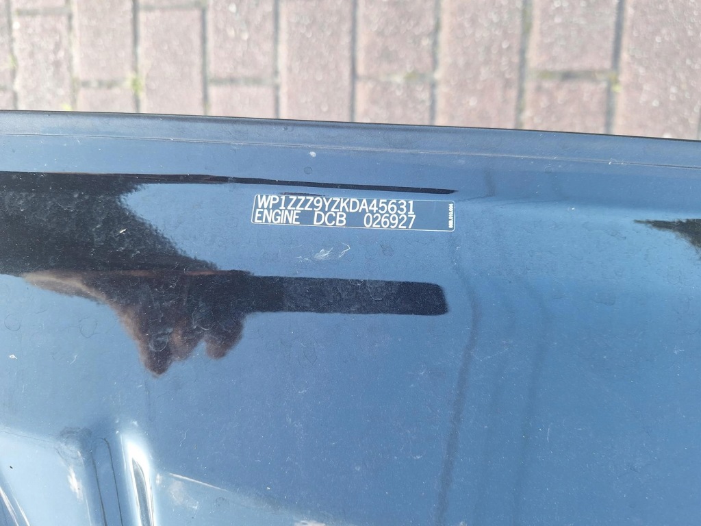 Porsche cayenne 9y0 9y капот крышка двигателя оригинальная super состояние Недорого