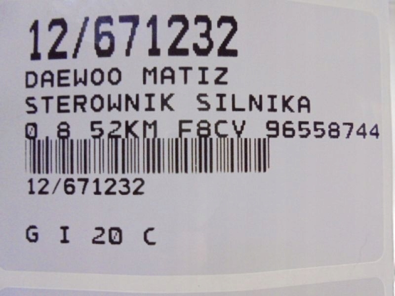 фото №6, Matiz бортовой компьютер 96558744 0,8 800 s115000010b