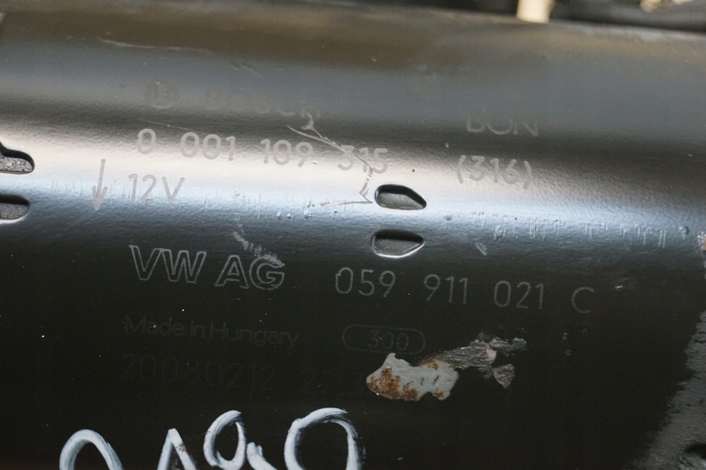 фото №7, A5 8t стартер 059911021c 2.7 3.0 tdi q5 a4 b8