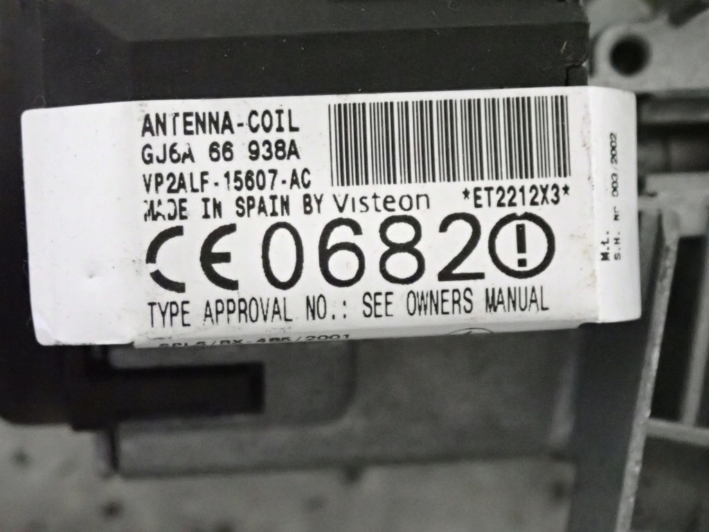 фото №10, Mazda 6 mazda6 gg 05-07 2.0i набор стартовый бортовой компьютер замок зажигания