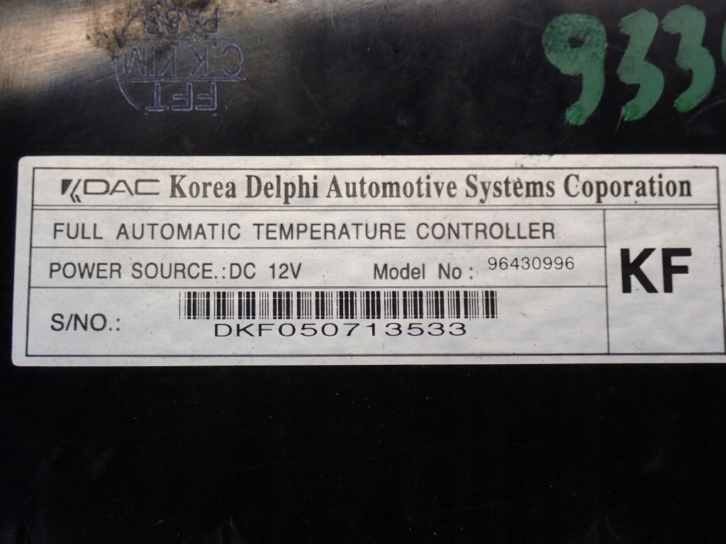 фото №5, Chevrolet nubira 03-10 панель кондиционера обдув ac at 96430996