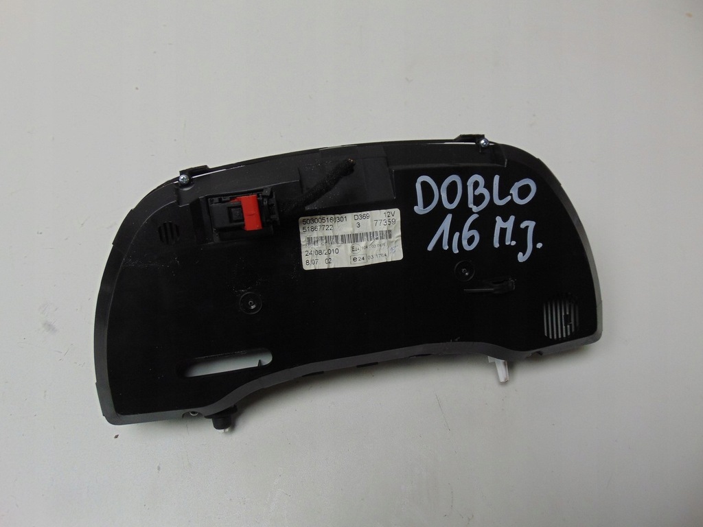 фото №12, Лічильник приладова панель opel combo d doblo ii 1.6 mtj 51867722 europa