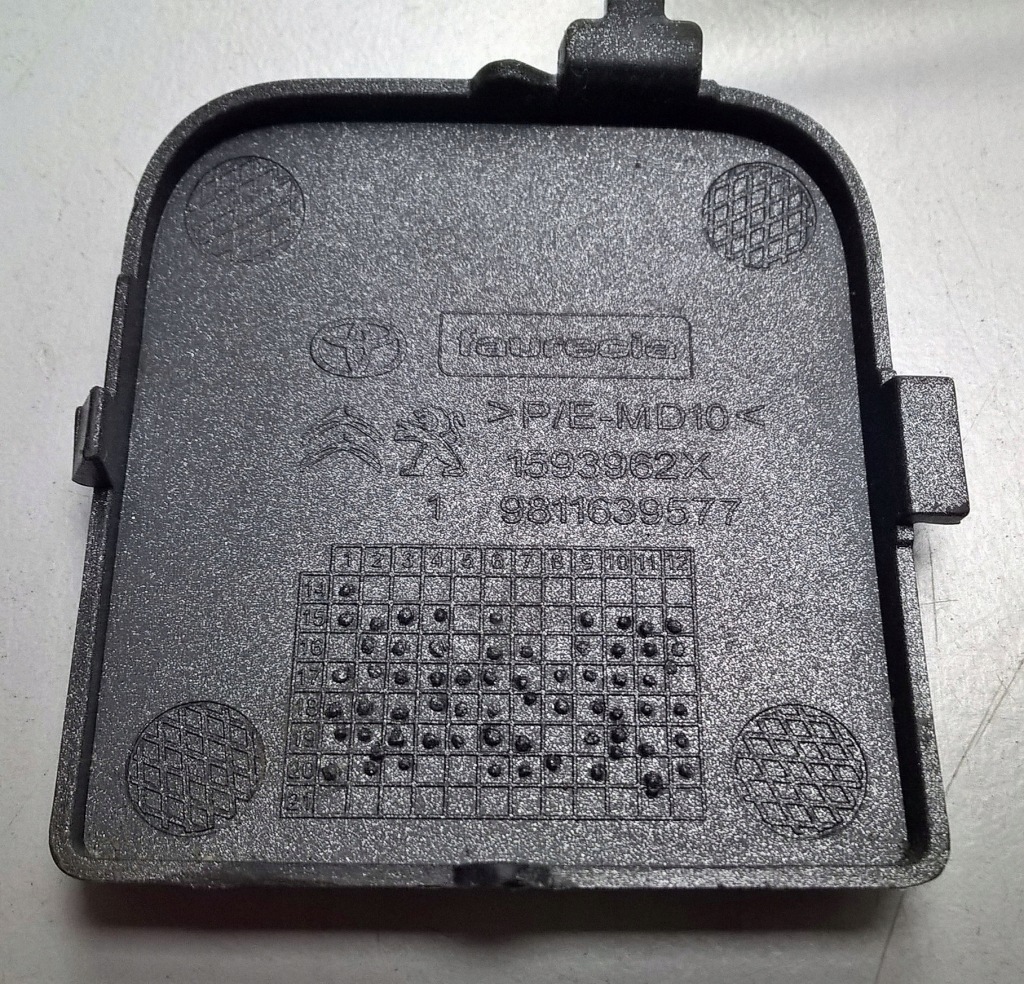 фото №3, Citroen jumpy iii 2016- заглушка фаркоп задняя oryg