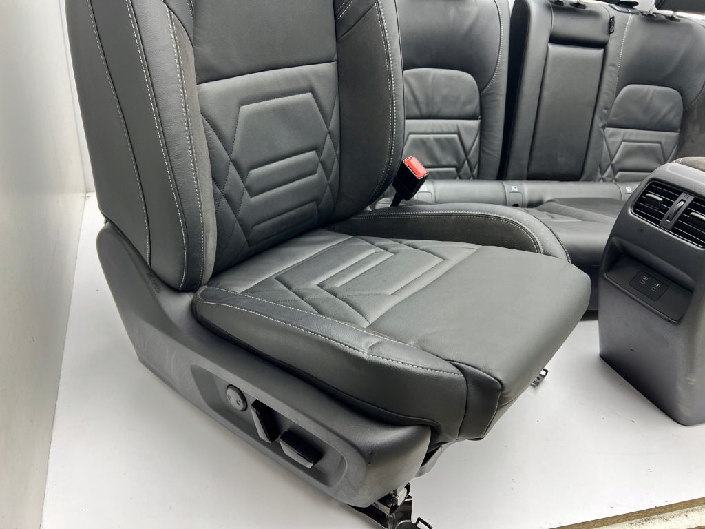 фото №6, Nissan qashqai iii j12 салон сиденья заднее сиденье комплект полукожа alcantara 21-