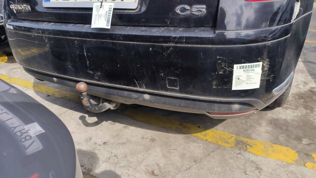 фото №1, Бампер задняя ktv citroen c5 ii x7 sedan