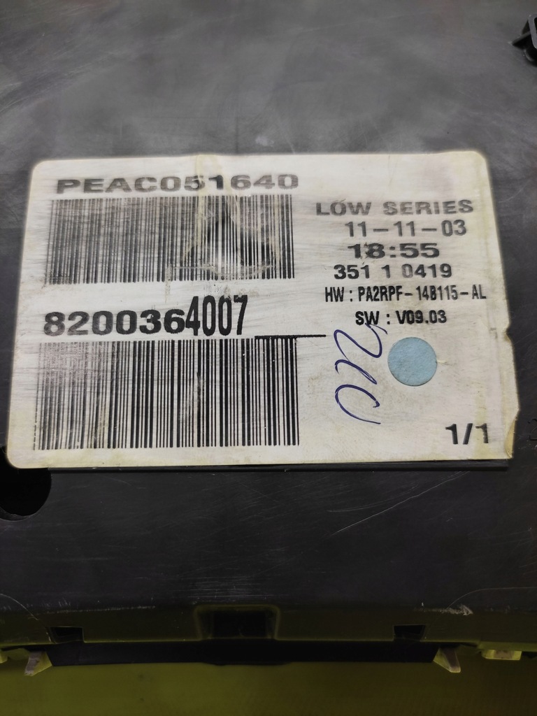 фото №8, Renault megane ii 1.5 dci счетчик 8200364007