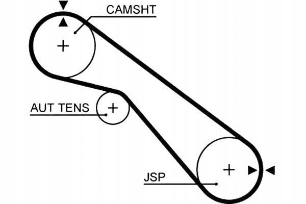 фото №1, Ремень распределительного вала toyota 4 runner hilux vi land cruis