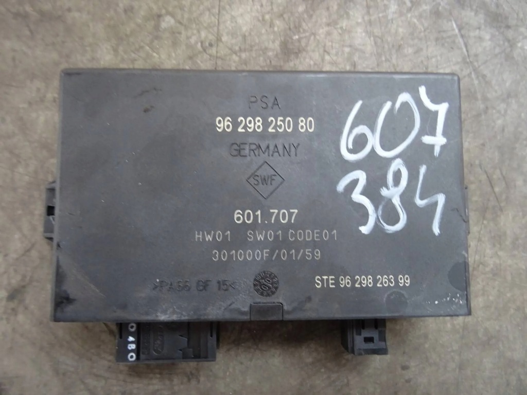 фото №1, Модуль блок керування pdc peugeot 607 9629825080