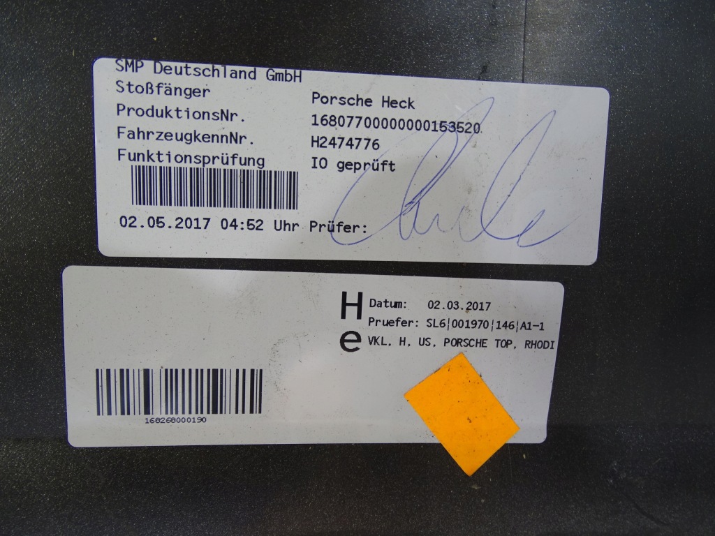 Porsche carrera 911 991 turbo lift бампер задний Киев