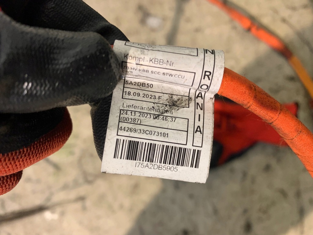 фото №6, Джгут електропроводка wysokiego напруги bmw i3l g28 bev i4 g26 5a2db59 5a2db33
