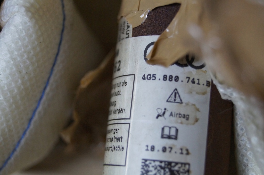 фото №13, Audi a6 c7 4g5880742b шторка безопасности левая подушка безопасности