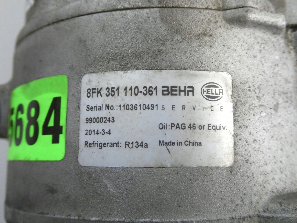 фото №7, Компресор кондиціонера mercedes w169 2.0cdi