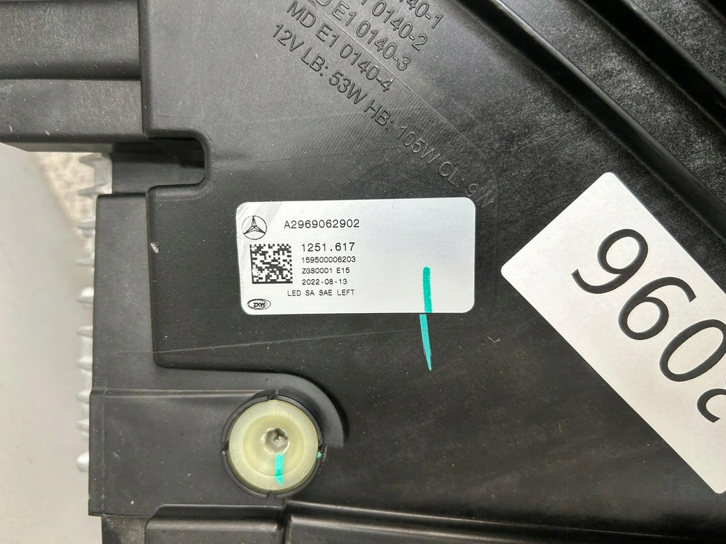 фото №8, Mercedes eqs suv 296 x296 usa digital light a2969062902 ліва комплектна ідеальний стан