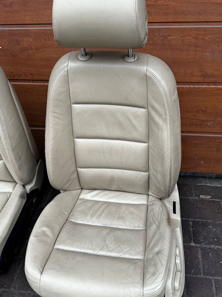 фото №9, Audi a6 c6 сиденья сиденье левый правый комплект электрический подогрев бежевые sedan