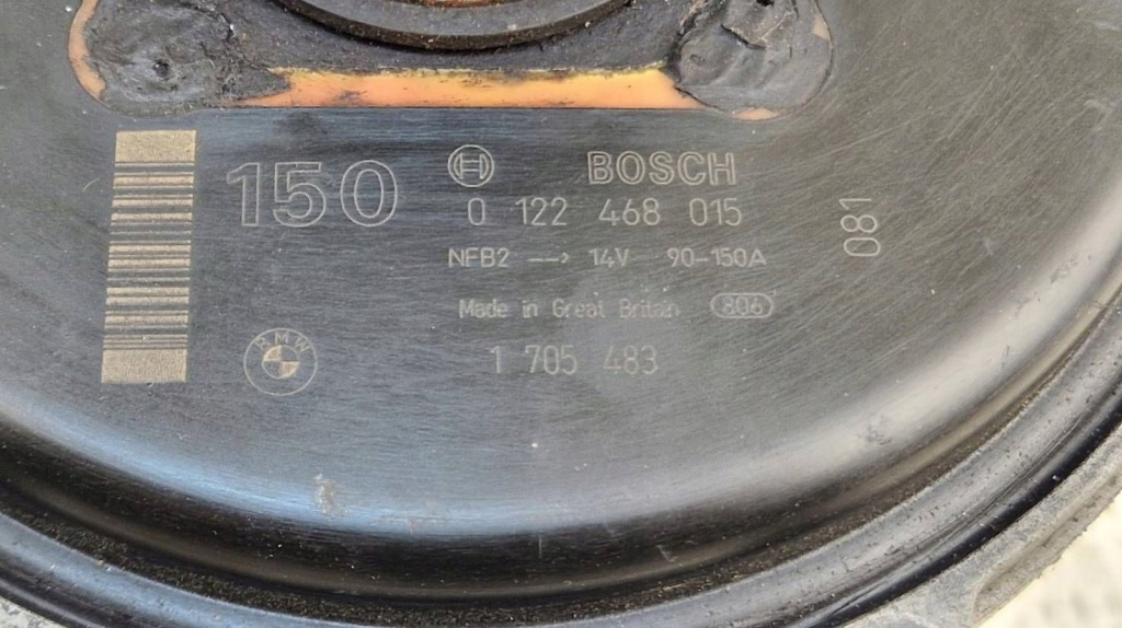 Bmw x5 e53 4.4 v8 генератор водяний 150a 1705483 Недорого