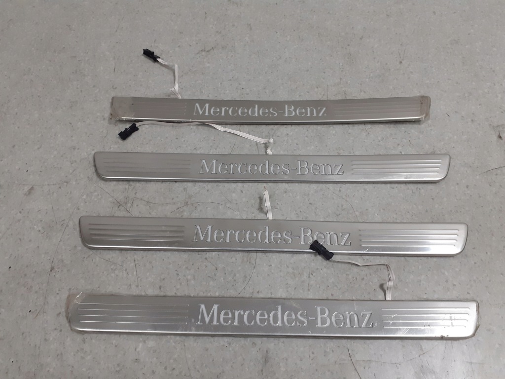 Купить Mercedes gls w167 167 накладки накладки пороговые led комплект  a1676861700