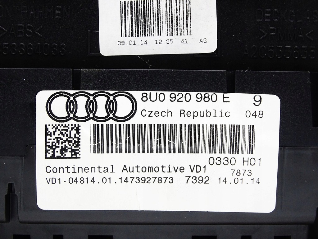 фото №8, Счетчик приборная панель спидометр audi q3 8u 2.0 tdi 8u0920980e