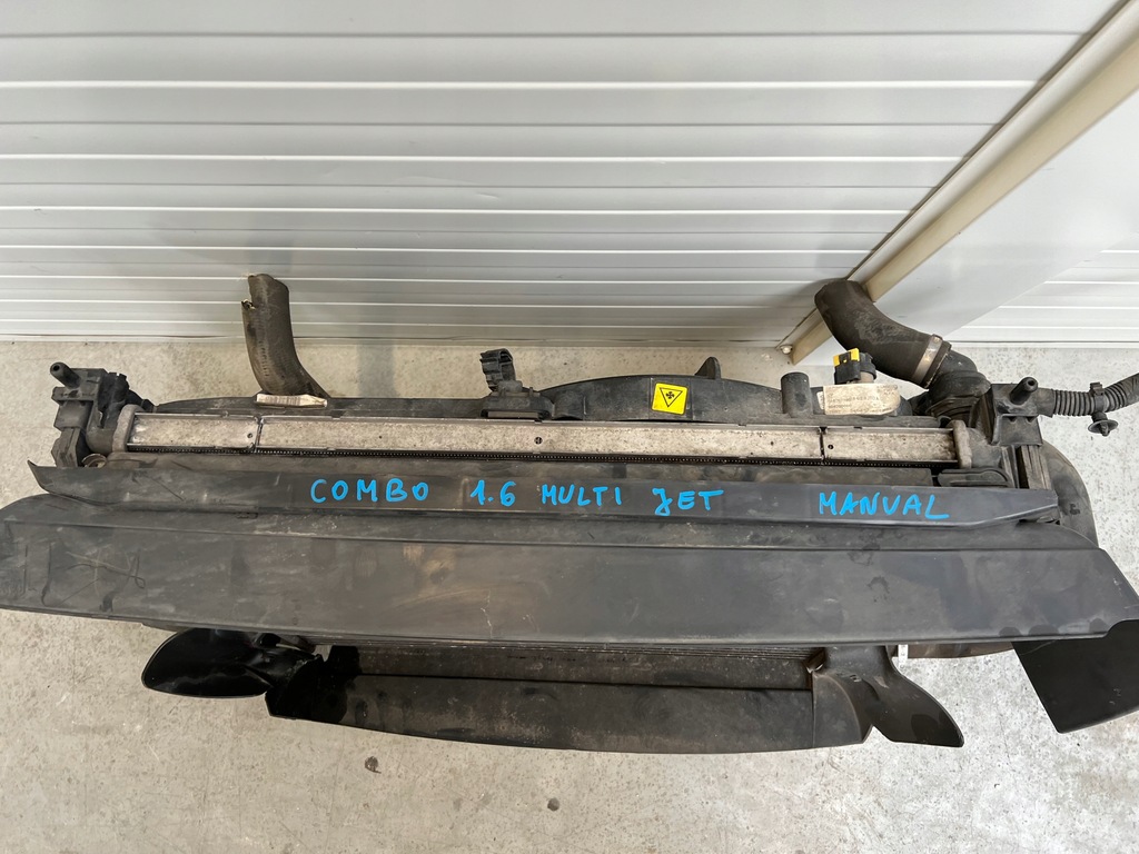 фото №10, Pas передній радіатор opel combo 1.6 jtd механічна коробка передач