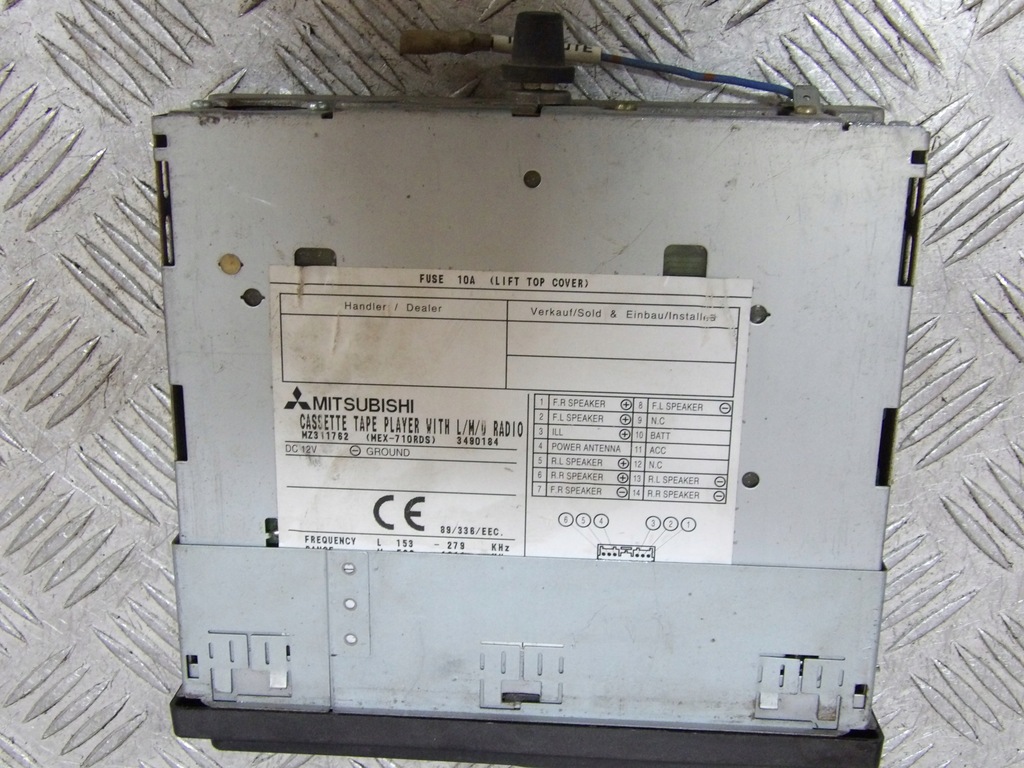 фото №8, Mitsubishi l200 радио mex-710rds