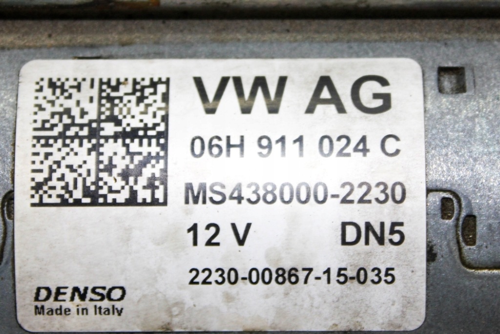 Стартер audi a6 4g2, c7, 4gc 06h911024c 2.0l бензиновий 185kw 2016 Недорого