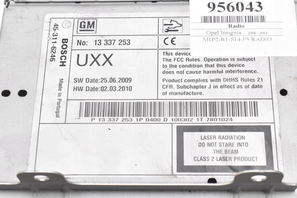 Радио радиопроигрыватель dvd800 13273256 13223793 13337253 opel insignia a Недорого