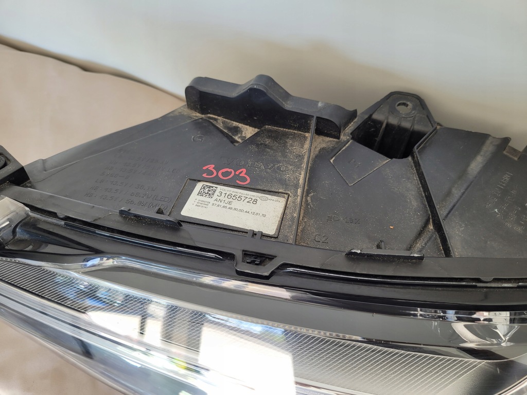 фото №8, Лампа левая передняя фара левый volvo s90 v90 full led 31655728