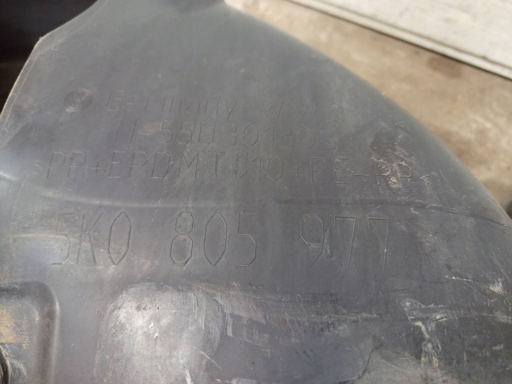 фото №6, Підкрилок лівий перед ліва передні vw golf vi 5k0805977