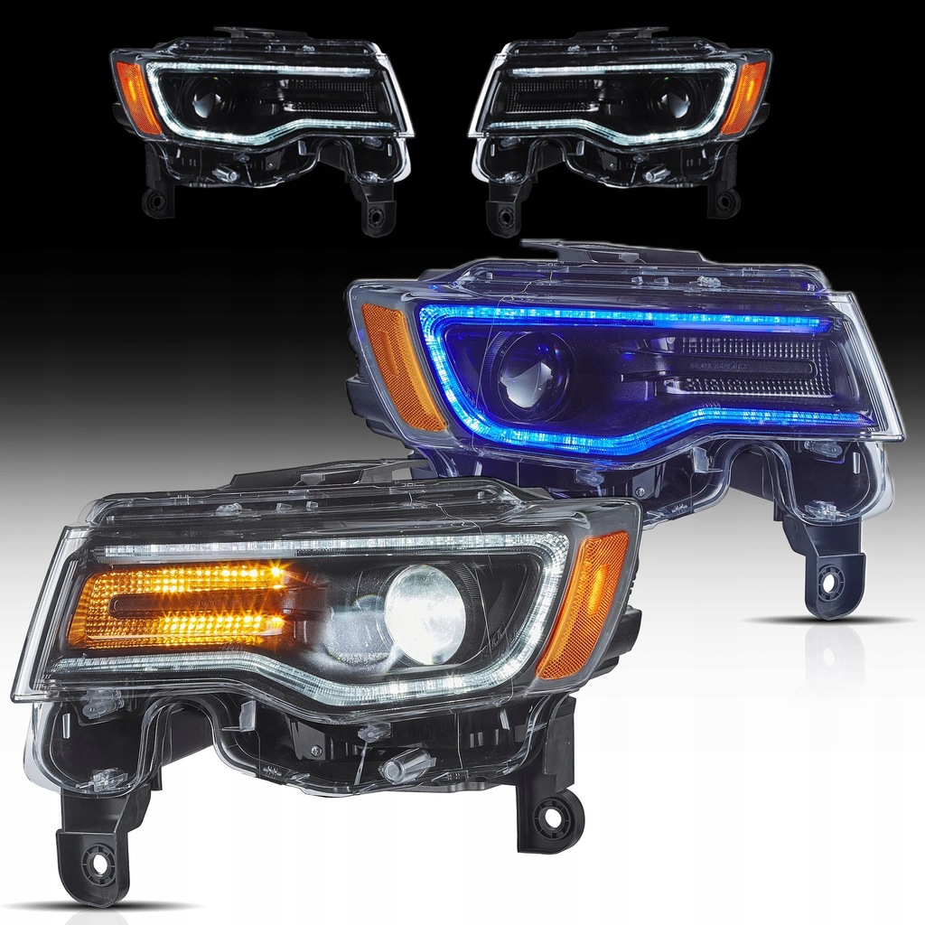 фото №1, Фари лампи day line light led jeep grand cherokee wk2 lift 2013-2021