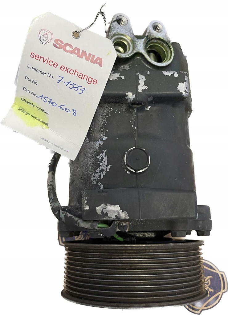 фото №1, Насос кондиционера scania r 1570608