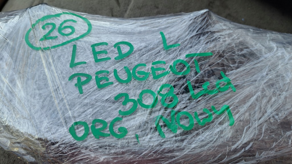 фото №12, Лампа левая перед передняя drl led 9835389680 peugeot 308 iii оригинал новый