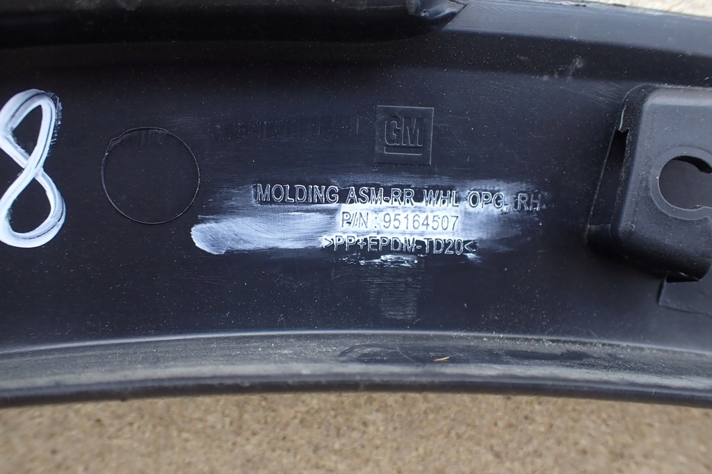 фото №13, Молдинг крыла правая задняя opel mokka mokka x 95164507