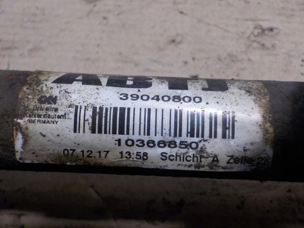 фото №4, Привідний вал ліва передня, opel astra k 2018r 1.4 t